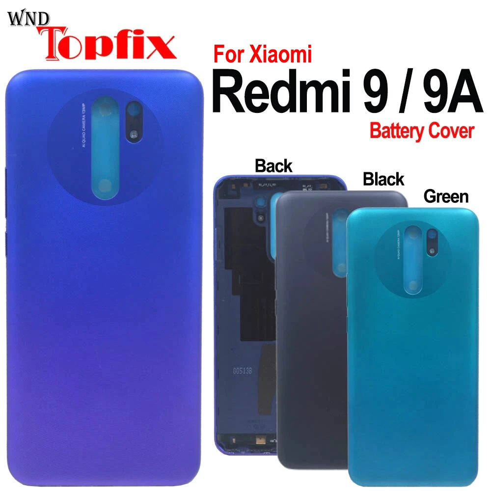 Крышка батарейного отсека для Xiaomi Redmi 9 9A, задняя панель, корпус с клейким веществом для Redmi 9, заднее стекло для Redmi 9A, Крышка батарейного отсека
Крышка батарейного отсека для Xiaomi Redmi 9 9A, задняя панель, корпус с клейким веществом для Redmi 9, заднее стекло для Redmi 9A, Крышка батарейного отсека