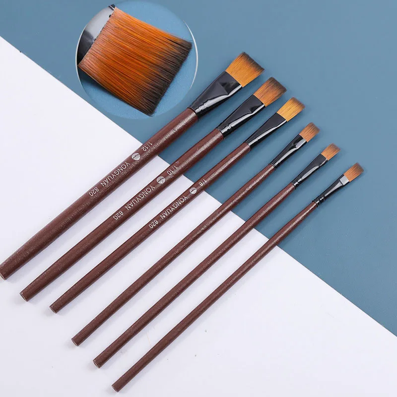 1 Set/6 Pcs Artists Brushes Nylon Acrylic Oil Paint Brushes For Artist Supplies Watercolor Set Painting Supplies Drop Shipping
1 Set/6 Pcs Artists Brushes Nylon Acrylic Oil Paint Brushes For Artist Supplies Watercolor Set Painting Supplies Drop Shipping
