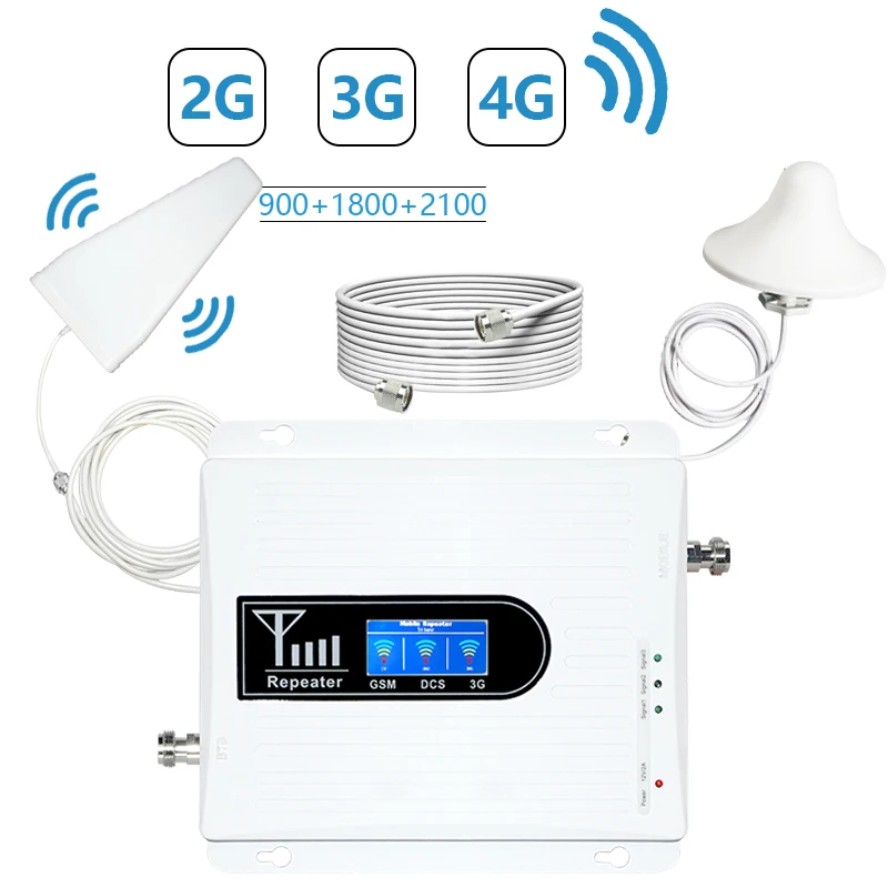 Universal Cellular Antenna Tri Band 900 1800 2100 GSM/3G 2g/3g/4g Mobile Signal Booster/Repeater/Amplifier/Extender
Universal Cellular Antenna Tri Band 900 1800 2100 GSM/3G 2g/3g/4g Mobile Signal Booster/Repeater/Amplifier/Extender