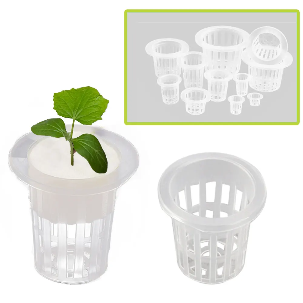 Hydroponic Growing System Nursery Net Pots Hydroponic Basket and Sponge for Garden Flower Seeding Vegetable Soilless Cultivation
Hydroponic Growing System Nursery Net Pots Hydroponic Basket and Sponge for Garden Flower Seeding Vegetable Soilless Cultivation
