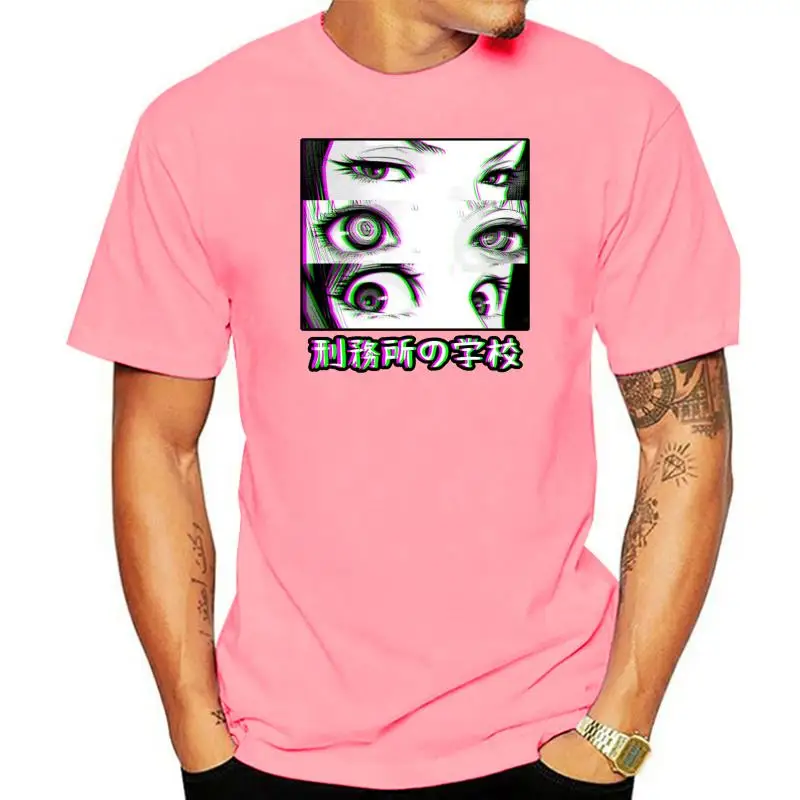 Prison School T Shirt Eyes Glitch Sad Japanese T-Shirts Loli Novelty Anime Manga Kawaii Tees Comic Man Cotton Pure Clothes
Prison School T Shirt Eyes Glitch Sad Japanese T-Shirts Loli Novelty Anime Manga Kawaii Tees Comic Man Cotton Pure Clothes