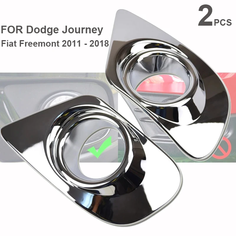 For Dodge Journey Fiat Freemont 2011 - 2018 2012 2013 2014 Chrome Front Fog Light Lamp Foglight Bumper Cover Trim Car Styling
For Dodge Journey Fiat Freemont 2011 - 2018 2012 2013 2014 Chrome Front Fog Light Lamp Foglight Bumper Cover Trim Car Styling