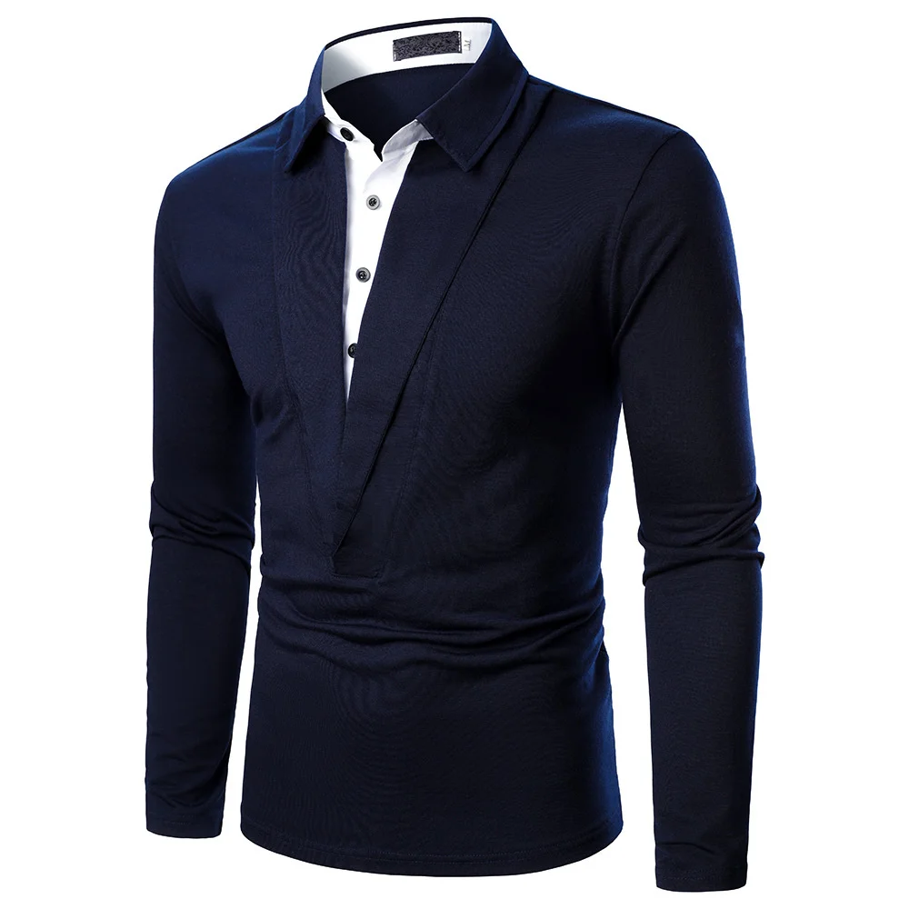 New Men's Polo Shirt Men's Leisure Deer Embroidery Cotton Polo Shirt Men's Long Sleeve Large Batch Polo Shirt Men's 
New Men's Polo Shirt Men's Leisure Deer Embroidery Cotton Polo Shirt Men's Long Sleeve Large Batch Polo Shirt Men's