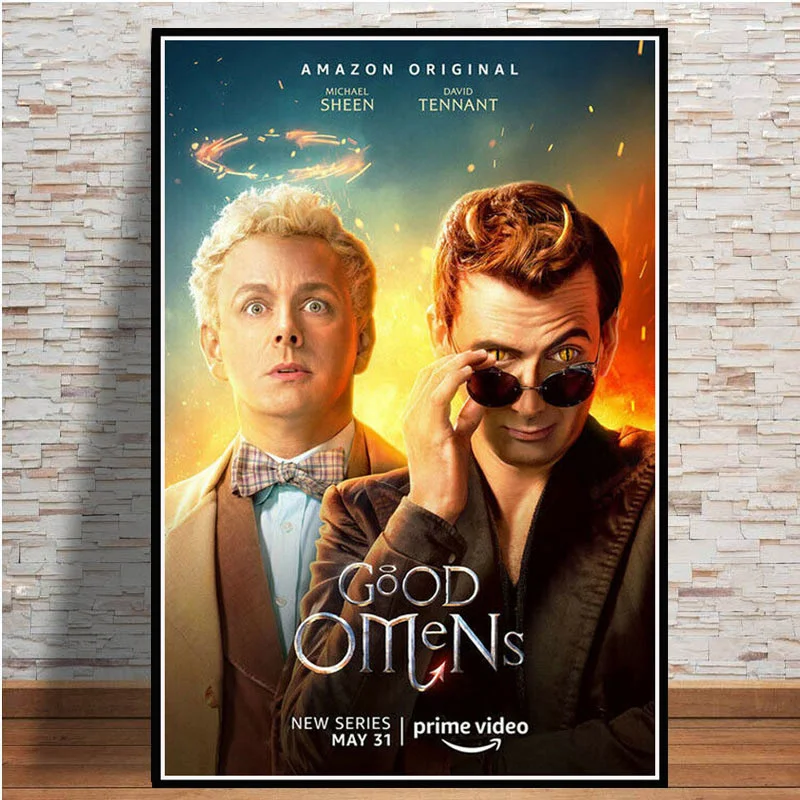 Hot Good Omens Neil Gaiman Tv Series Show 2019 Movie Canvas Painting posters and prints Wall Pictures For Living Room
Hot Good Omens Neil Gaiman Tv Series Show 2019 Movie Canvas Painting posters and prints Wall Pictures For Living Room