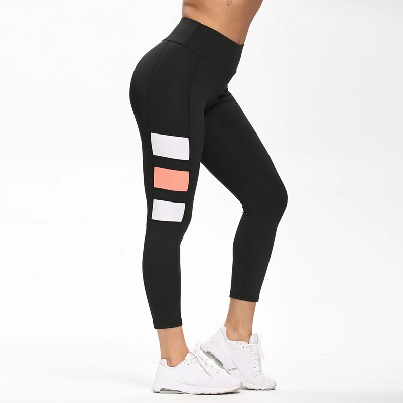 Women's Slim Moisture Wicking Stitching Yoga Pants Leggings Cropped Pants Black
Women's Slim Moisture Wicking Stitching Yoga Pants Leggings Cropped Pants Black