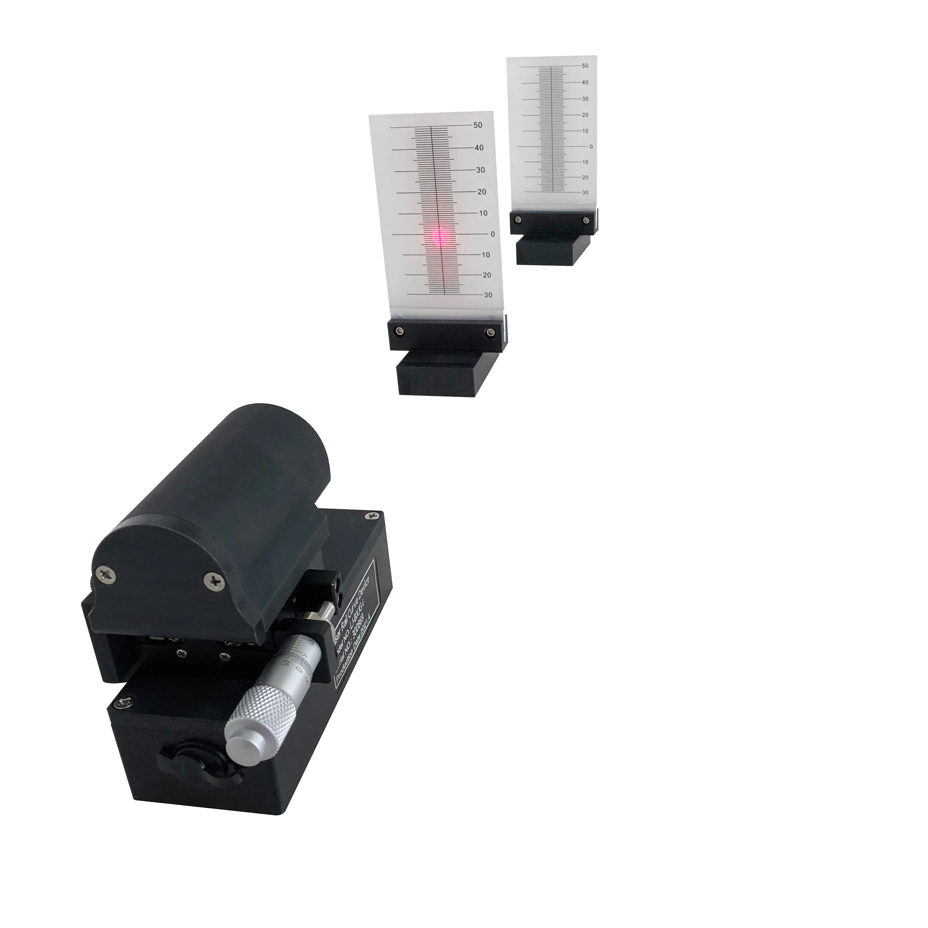 Portable rail laser alignment device for measuring railway track level
Portable rail laser alignment device for measuring railway track level