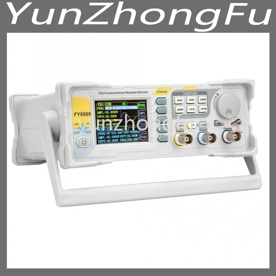 FY6900-60M функциональный генератор сигналов Высокоточный цифровой DDS двухканальный функциональный сигнал/генератор произвольной формы сигна...
FY6900-60M функциональный генератор сигналов Высокоточный цифровой DDS двухканальный функциональный сигнал/генератор произвольной формы сигна...