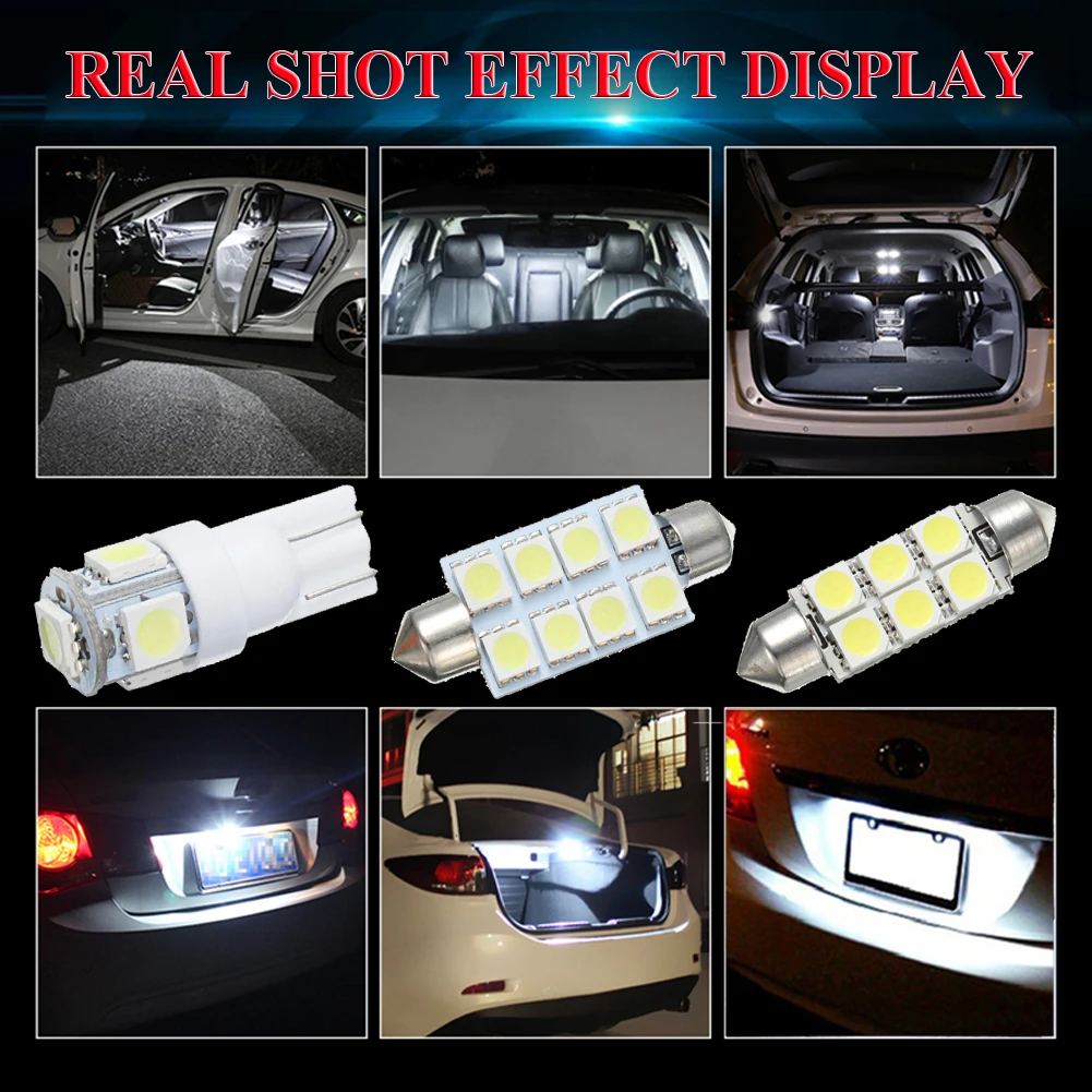 17pcs White Car Interior LED Light Kit Dome Light Map Lamp With Tool for Volvo V70 XC70 02-07
17pcs White Car Interior LED Light Kit Dome Light Map Lamp With Tool for Volvo V70 XC70 02-07