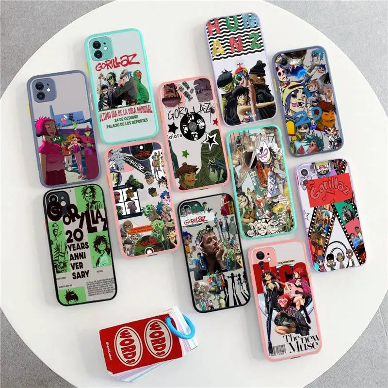 Gorillaz Phone Case for iPhone X XR XS 7 8 Plus 11 12 13 pro MAX 13mini Translucent Matte Case
Gorillaz Phone Case for iPhone X XR XS 7 8 Plus 11 12 13 pro MAX 13mini Translucent Matte Case