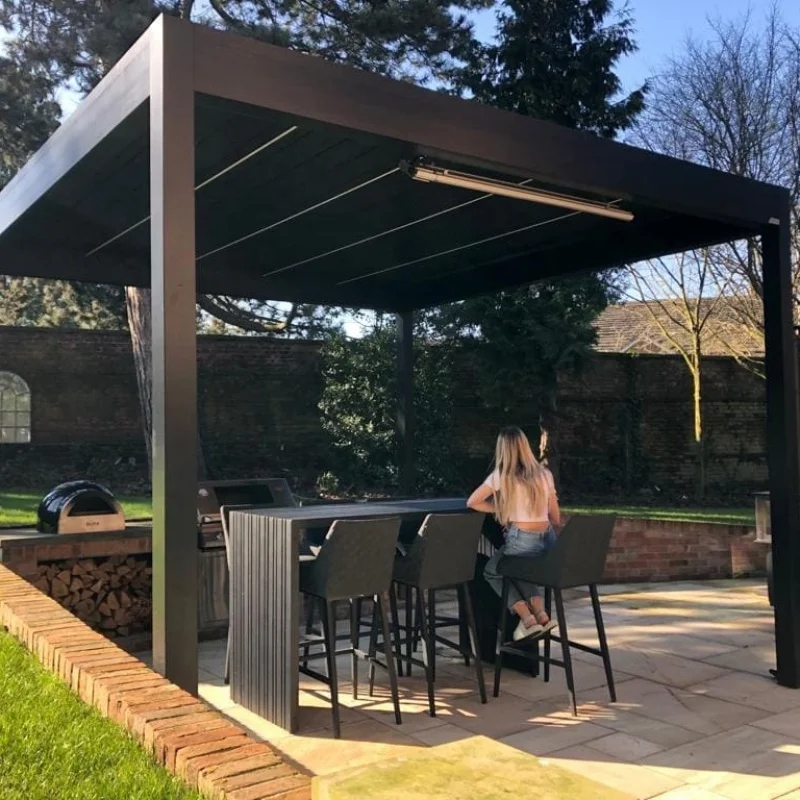 Garden Louver with Retractable Awning Sunshade Canopy Metal Outdoor Pergola Aluminium Gazebos Space PVC
Garden Louver with Retractable Awning Sunshade Canopy Metal Outdoor Pergola Aluminium Gazebos Space PVC