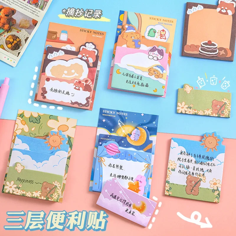 30sheets Cartoon Sticky Notes Cute Stickers Decoration N Times Diary Message Note Paper Memo Pad Bookmark Office School Supplies
30sheets Cartoon Sticky Notes Cute Stickers Decoration N Times Diary Message Note Paper Memo Pad Bookmark Office School Supplies