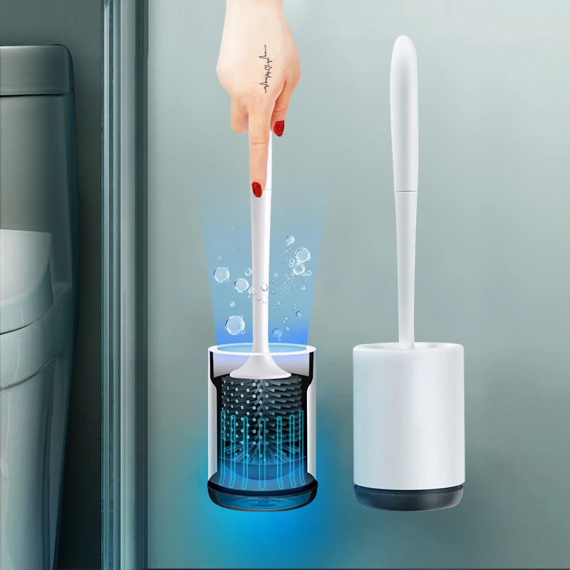 Silicone Toilet Brush TPR Soft Bristle Head Household Cleaning Brush Bathroom Cleaning Supplies Bathroom Accessories
Silicone Toilet Brush TPR Soft Bristle Head Household Cleaning Brush Bathroom Cleaning Supplies Bathroom Accessories