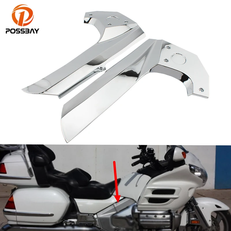 2Pcs Motorcycle Fairing Frame Cover Parts Decoration Chrome for Honda Goldwing GL1800 2001-2015 2016 2017 Motorcycle Accessories 
2Pcs Motorcycle Fairing Frame Cover Parts Decoration Chrome for Honda Goldwing GL1800 2001-2015 2016 2017 Motorcycle Accessories