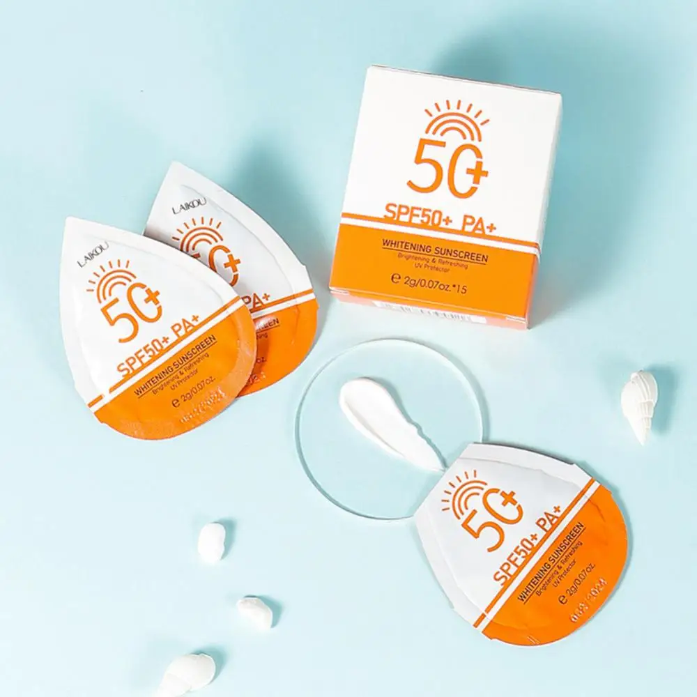 SPF50+ Sunscreen Cream PA+ Sunscreen Lotion Long-lasting UV Protection Cream Moist Refreshing SunCream Facial Sunscreen In Bags
SPF50+ Sunscreen Cream PA+ Sunscreen Lotion Long-lasting UV Protection Cream Moist Refreshing SunCream Facial Sunscreen In Bags