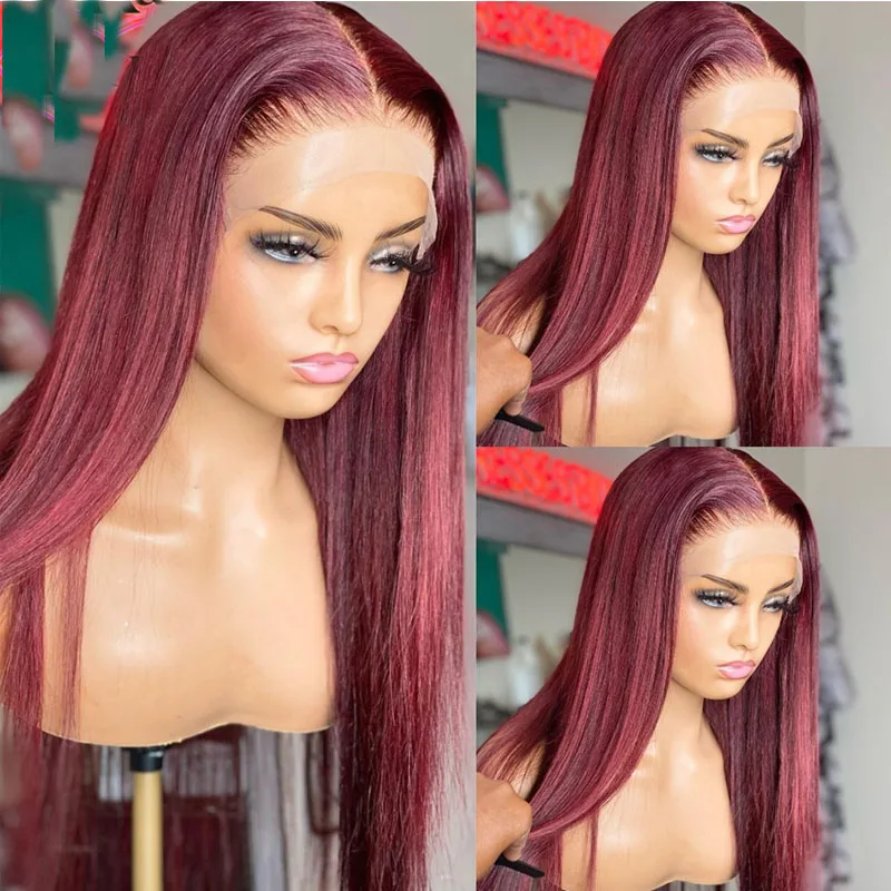 Long Burgundy Straight Synthetic Wig 26Inch Lace Front Wig For Women With Baby Hair Heat Resistant Fiber Hair Daily Wig
Long Burgundy Straight Synthetic Wig 26Inch Lace Front Wig For Women With Baby Hair Heat Resistant Fiber Hair Daily Wig