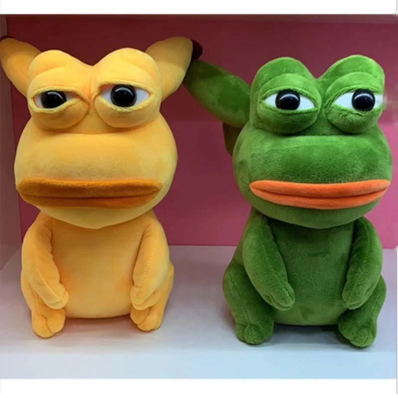 23cm Pokemon Anime Kawaii Plushnie Cosplay Spoof Sad Frogs Stuffed Toys For Children Cute Room Decor Plush Dolls Gifts 
23cm Pokemon Anime Kawaii Plushnie Cosplay Spoof Sad Frogs Stuffed Toys For Children Cute Room Decor Plush Dolls Gifts