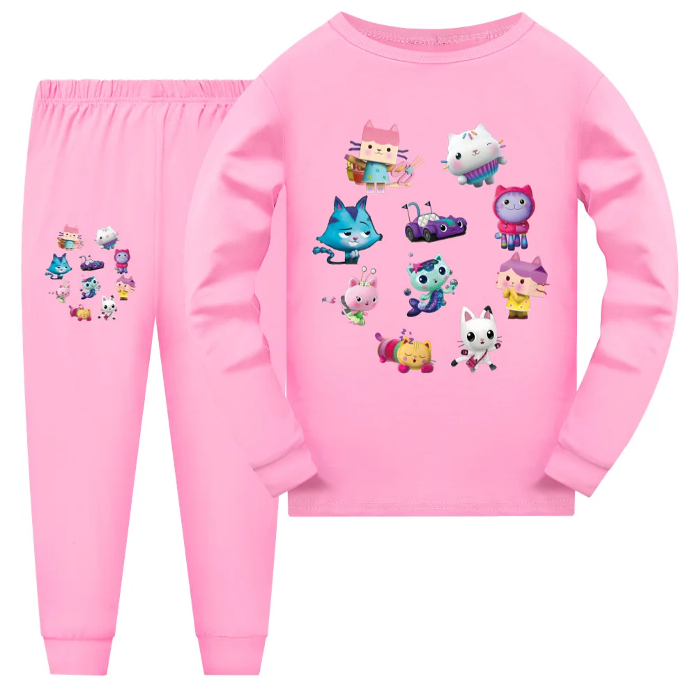New Gabbys Dollhouse Clothes Kids Long Sleeve Pyjamas Baby Girls Cartoon Gabby Cats Tshirt Pants 2pcs Sets Boys Casaul Sleepwear
New Gabbys Dollhouse Clothes Kids Long Sleeve Pyjamas Baby Girls Cartoon Gabby Cats Tshirt Pants 2pcs Sets Boys Casaul Sleepwear