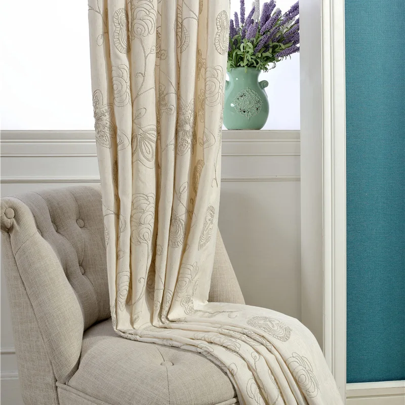 Embroidered Curtains for Living Room Curtains for Bedroom Fabric Modern Simple Wind Cotton Linen
Embroidered Curtains for Living Room Curtains for Bedroom Fabric Modern Simple Wind Cotton Linen