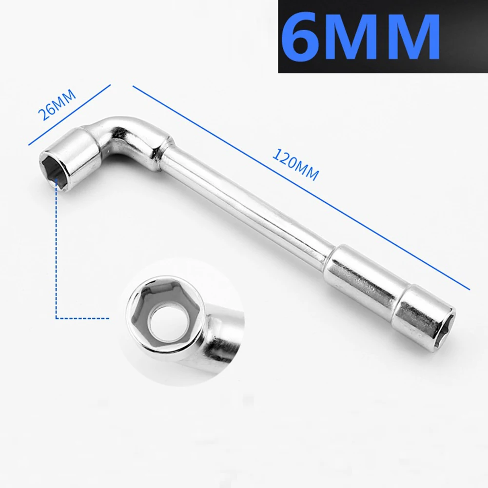 L-shaped Socket Wrench Double-head Perforated Elbow 7-Shaped Hex Hand Tool Mechanical/Auto Repair 6-19mm Labor Saving Wrench
L-shaped Socket Wrench Double-head Perforated Elbow 7-Shaped Hex Hand Tool Mechanical/Auto Repair 6-19mm Labor Saving Wrench