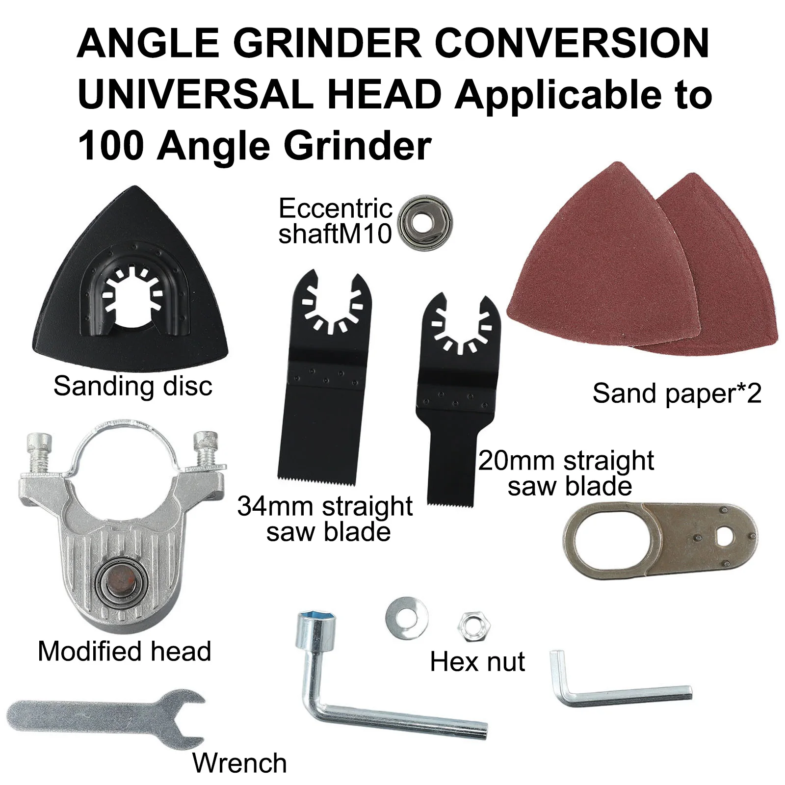 Brand New Angle Grinder Adapter Adapter Kit High Hardness High Strength Low-temperature Resistance Angle Grinder
Brand New Angle Grinder Adapter Adapter Kit High Hardness High Strength Low-temperature Resistance Angle Grinder