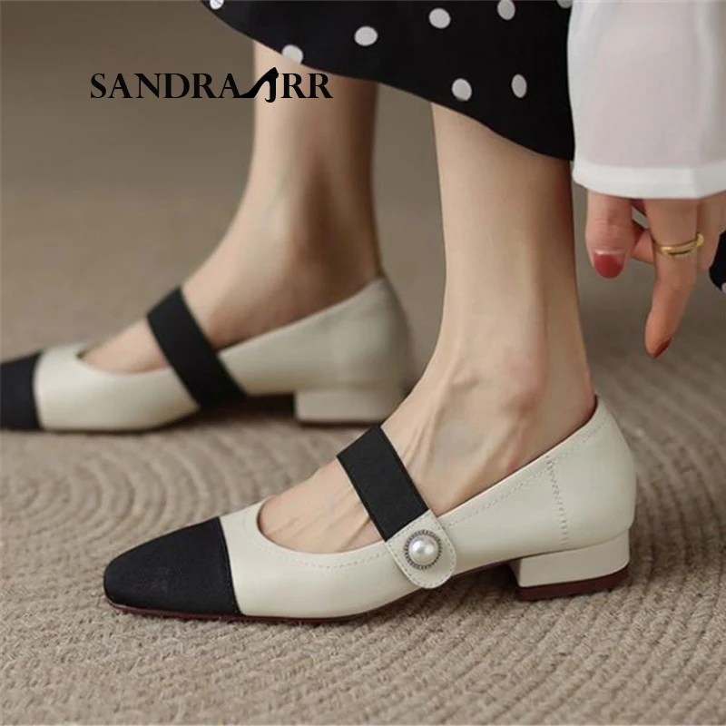 SANDRA JRR Women Vintage Shoes Flat Heel Mary Jane Flats Leather Patchwork Casual Shoes For Spring Summer Autumn
SANDRA JRR Women Vintage Shoes Flat Heel Mary Jane Flats Leather Patchwork Casual Shoes For Spring Summer Autumn