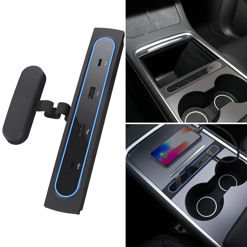 Intelligent USB Shunt Suitable For 2021 Tesla Model3 Docking Station TeslaHub Car Fast Charging ModelY Modification Accessories
Intelligent USB Shunt Suitable For 2021 Tesla Model3 Docking Station TeslaHub Car Fast Charging ModelY Modification Accessories