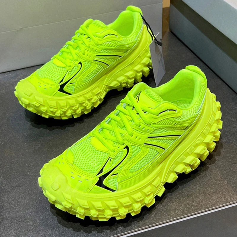 Spring Autumn New Women Sneakers Ventilate Comfortable Lace-up Sports Shoes Tire Bottom Design Retro Style Unisex Leisure Shoes
Spring Autumn New Women Sneakers Ventilate Comfortable Lace-up Sports Shoes Tire Bottom Design Retro Style Unisex Leisure Shoes