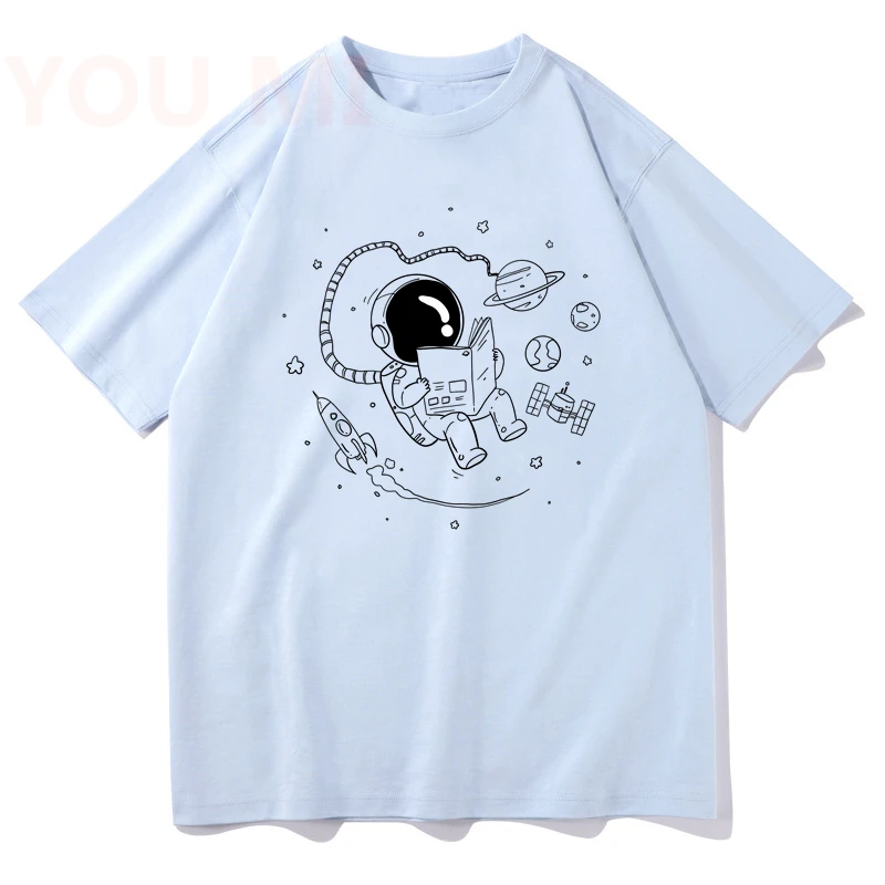 Fashionable Men's T-shirt Casual Cartoon Trendy Cool Space Astronaut Print Series Top O-neck Slim Commuter Soft T-shirt Clothing
Fashionable Men's T-shirt Casual Cartoon Trendy Cool Space Astronaut Print Series Top O-neck Slim Commuter Soft T-shirt Clothing