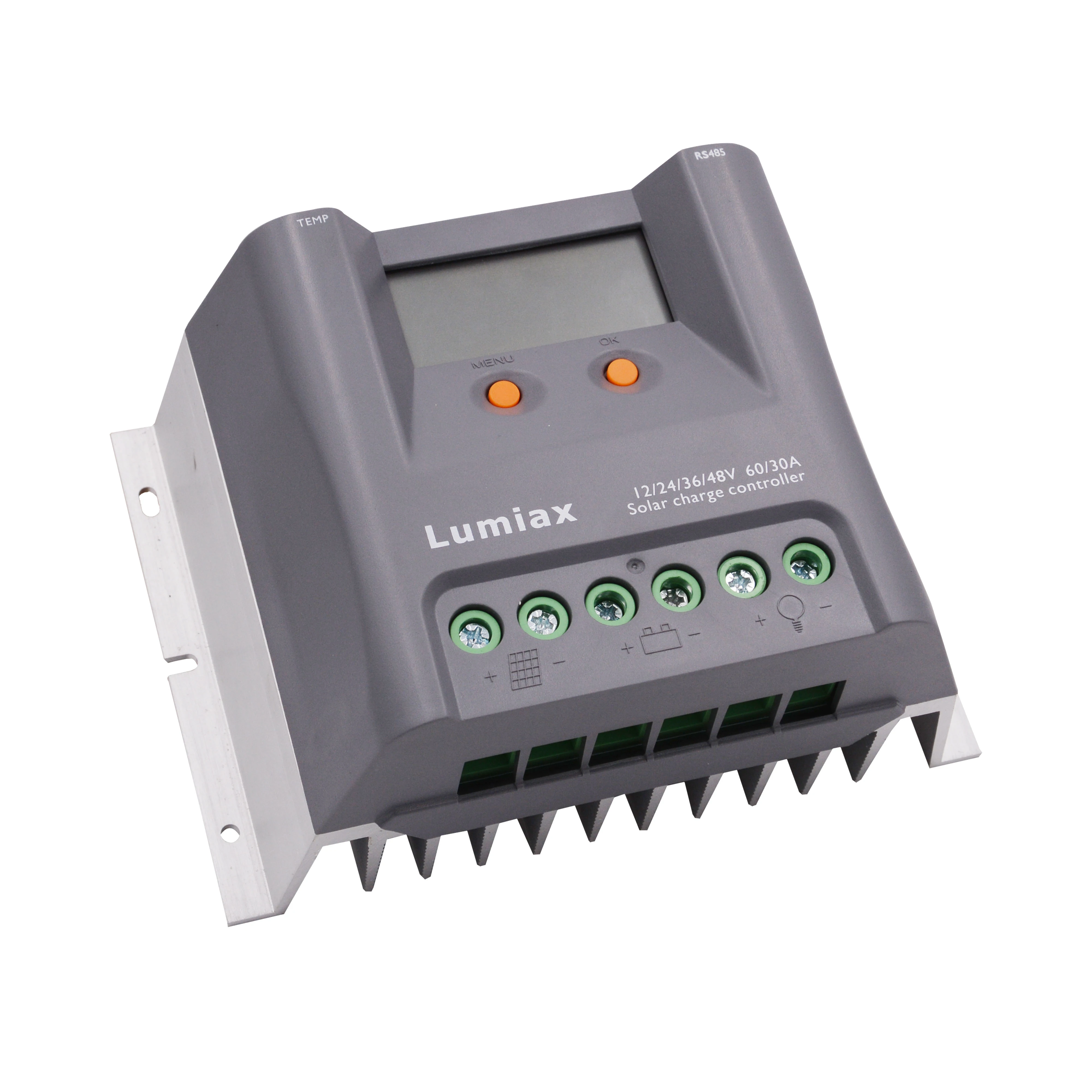 Lumiax 12v 24V 36V 48V 60a pwm solar charge controller for off grid solar power system
Lumiax 12v 24V 36V 48V 60a pwm solar charge controller for off grid solar power system