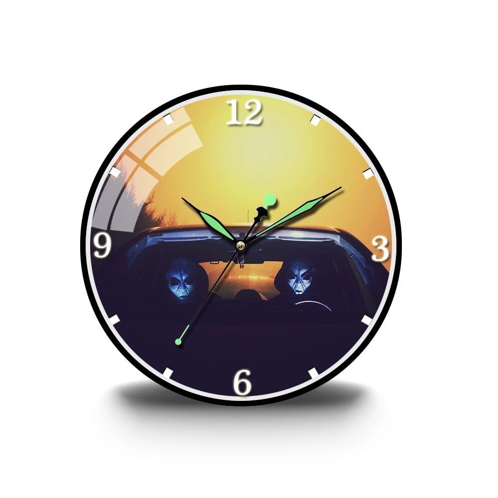 Alien Driving HD Acrylic Luminous Wall Watch ET on Car Round Handing Clock Silent Quartz Watches Silent Quartz Wall Clock
Alien Driving HD Acrylic Luminous Wall Watch ET on Car Round Handing Clock Silent Quartz Watches Silent Quartz Wall Clock
