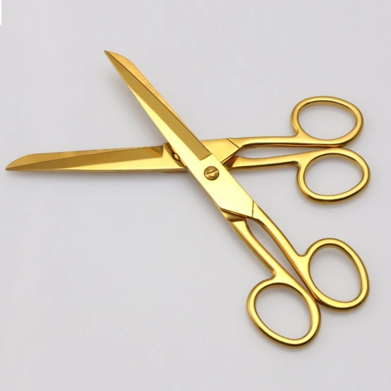 Golden Stainless Steel Sewing Scissors Embroidery Tailor Scissors Fabric Cutting DIY Sewing Stationery Accessories M4YD
Golden Stainless Steel Sewing Scissors Embroidery Tailor Scissors Fabric Cutting DIY Sewing Stationery Accessories M4YD