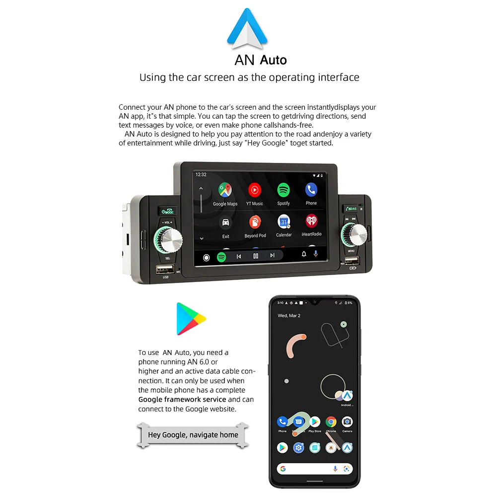 High Quality MP5 Player Car Radio 40hz-12.5khz 5 Inches 800x480 87.5-108MHz Accessories Bluetooth V2.0 Dual USB
High Quality MP5 Player Car Radio 40hz-12.5khz 5 Inches 800x480 87.5-108MHz Accessories Bluetooth V2.0 Dual USB
