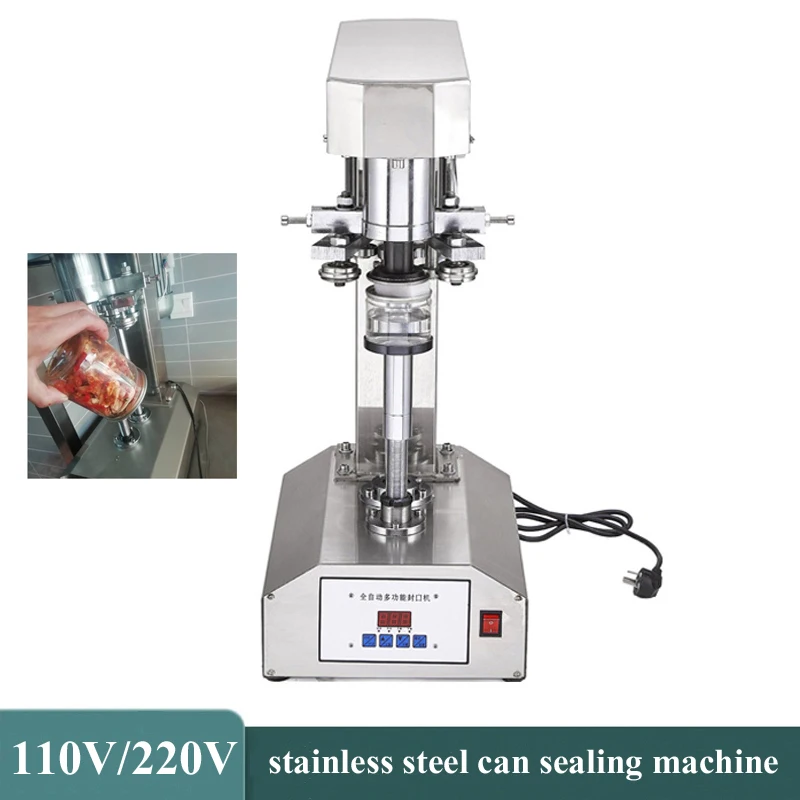 Stainless Steel Tin Can Sealing Machine Automatic Food Canning Seaming Machine For Beer Sealer
Stainless Steel Tin Can Sealing Machine Automatic Food Canning Seaming Machine For Beer Sealer