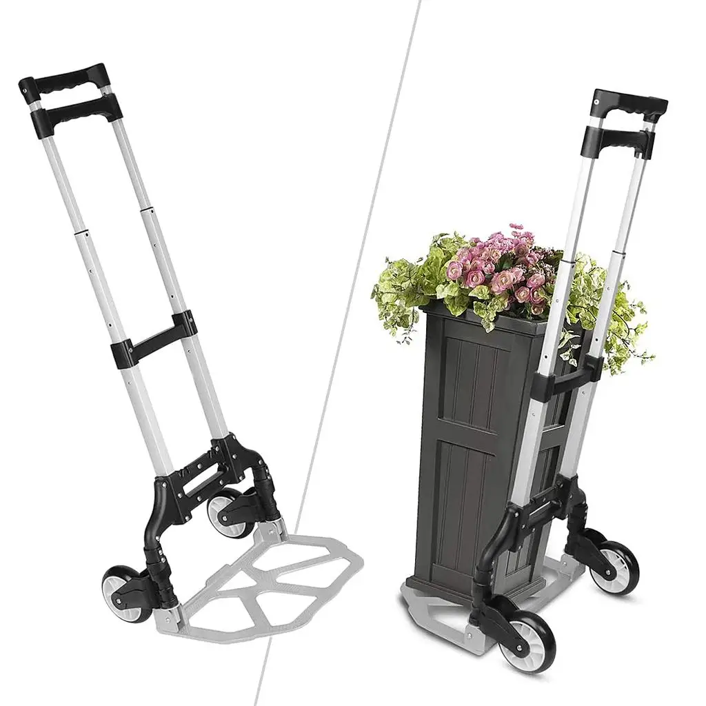 Folding Hand Truck Portable Wheel Barrow Cart for Luggage Shopping 160 Lbs
Folding Hand Truck Portable Wheel Barrow Cart for Luggage Shopping 160 Lbs