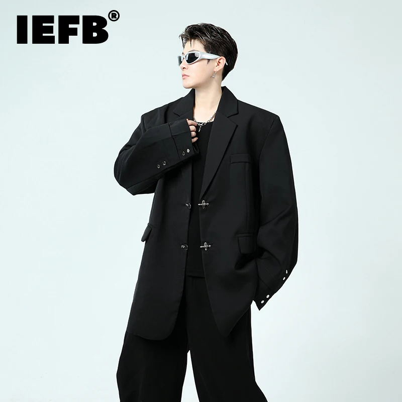 IEFB Slim Men's Blazers Fashion Korean Style Personality Clothing Solid Color Versatile Casual Suit Coat 2023 Autumn New 9C2369
IEFB Slim Men's Blazers Fashion Korean Style Personality Clothing Solid Color Versatile Casual Suit Coat 2023 Autumn New 9C2369