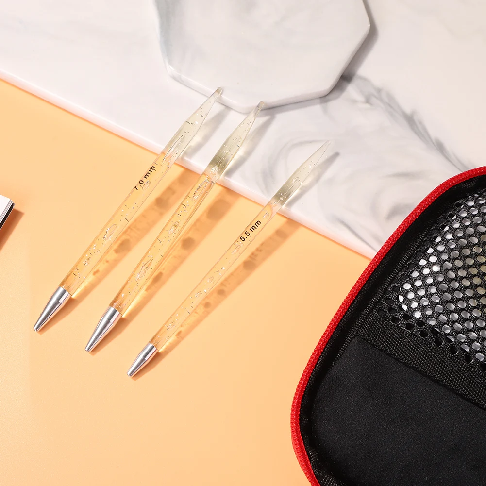 Набор крючков для вязания крючком с чехлом прозрачные Наборы для рукоделия и шитья 
Набор крючков для вязания крючком с чехлом прозрачные Наборы для рукоделия и шитья