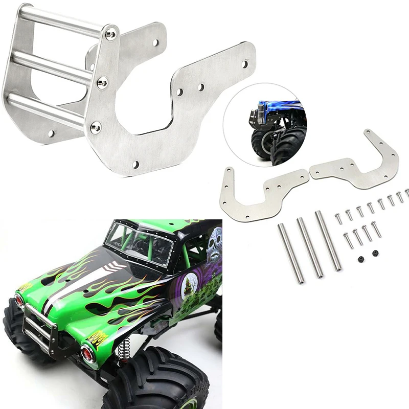 LOSI LMT Stainless Steel Front Bumper For 1/8 RC Car 4WD Solid Axle Monster Truck Parts
LOSI LMT Stainless Steel Front Bumper For 1/8 RC Car 4WD Solid Axle Monster Truck Parts