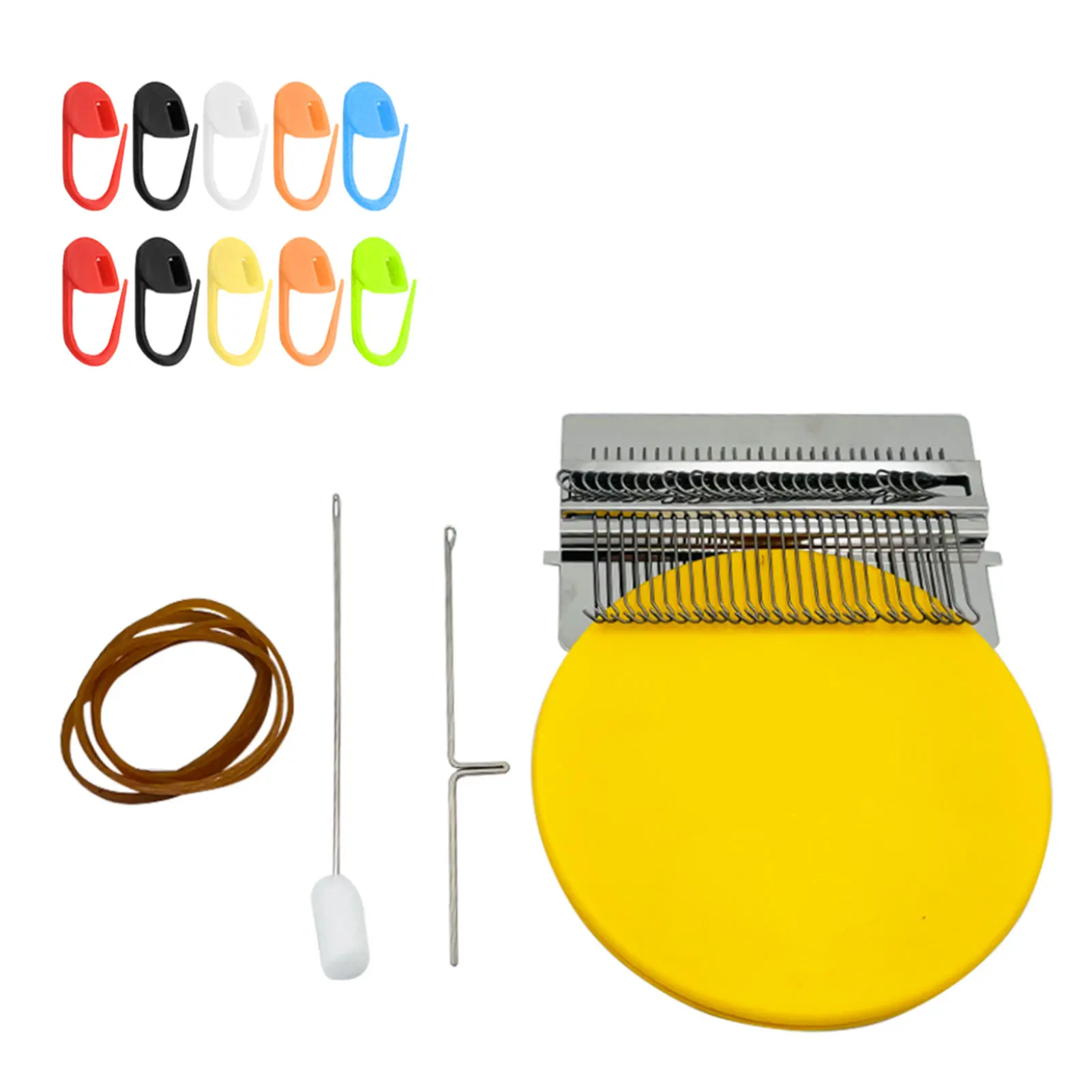 19pcs Repair DIY Mark Buckle Mending Jeans Speedweve Type Sewing Needle Portable Household Knitting Machine Small Loom Tool Kit
19pcs Repair DIY Mark Buckle Mending Jeans Speedweve Type Sewing Needle Portable Household Knitting Machine Small Loom Tool Kit