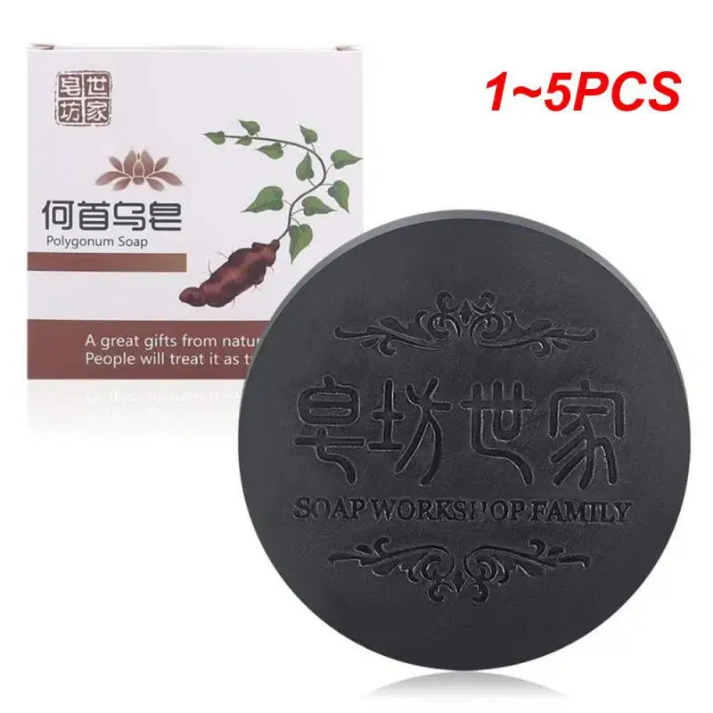 

1~5PCS Promotes Hair Growth Prevents Hair Loss He Shou Wu Soap Essential Oil Soaps Multiflora Shampoo Bar Shampoo Soap