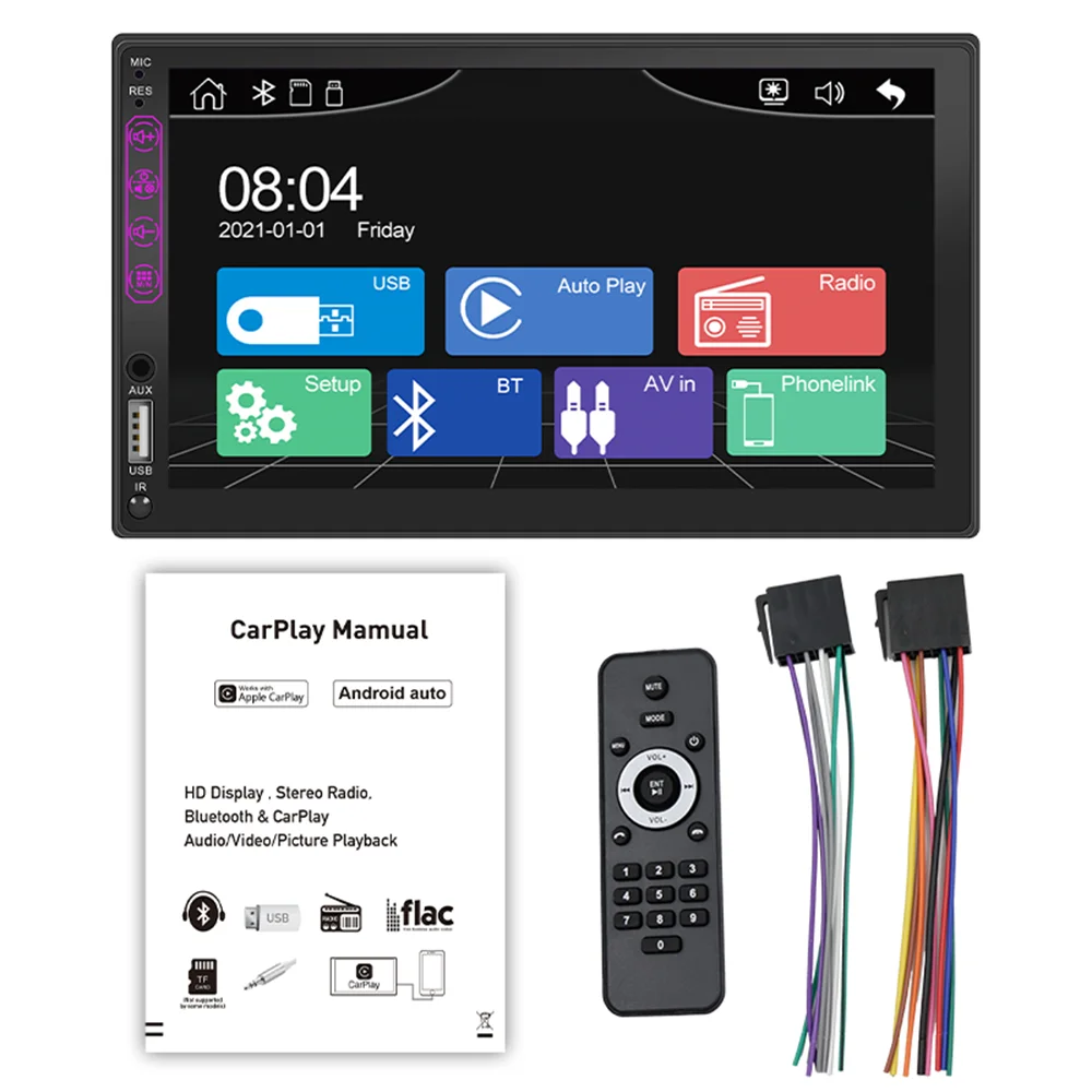 2Din Car Radio Android Auto Multimedia Player Apple Carplay Autoradio 2 Din 7 Touch Screen GPS Bluetooth FM Auto Audio Player
2Din Car Radio Android Auto Multimedia Player Apple Carplay Autoradio 2 Din 7 Touch Screen GPS Bluetooth FM Auto Audio Player