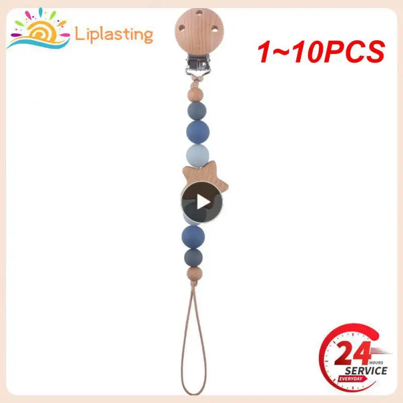 1~10PCS Handmade Beech Wood Baby Pacifier Clips Flower Silicone Chew Beads Infant Nipple Clip Teether Teething Toy Baby Pacifier
1~10PCS Handmade Beech Wood Baby Pacifier Clips Flower Silicone Chew Beads Infant Nipple Clip Teether Teething Toy Baby Pacifier