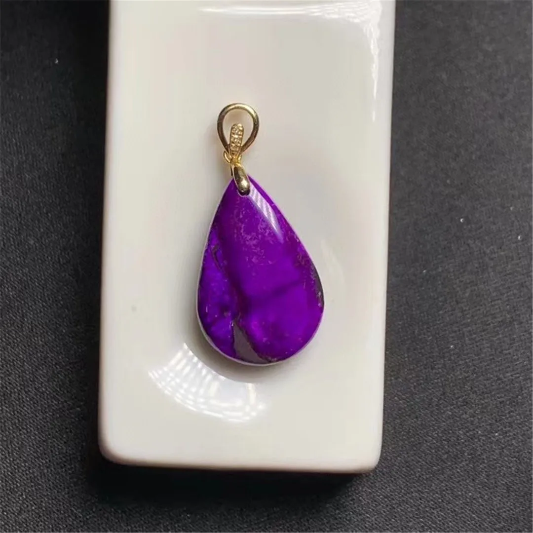 Top Natural Purple Sugilite Crystal Pendant Necklace 18K Gold For Women Man Wealth Love Gift 20x13x6mm Beads Stone Jewelry AAAAA
Top Natural Purple Sugilite Crystal Pendant Necklace 18K Gold For Women Man Wealth Love Gift 20x13x6mm Beads Stone Jewelry AAAAA