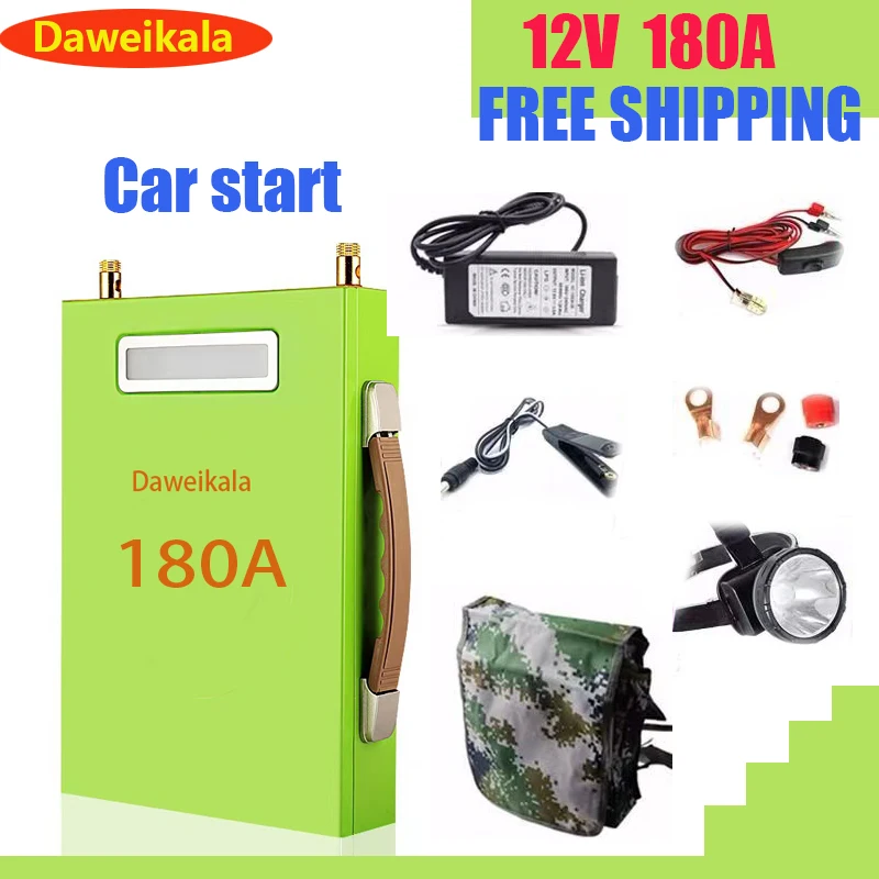 Large capacity lithium battery 12V180AH portable power station solar generator battery DC outdoor camera emergency power supply
Large capacity lithium battery 12V180AH portable power station solar generator battery DC outdoor camera emergency power supply