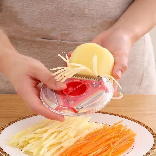3In1 Peeler Multifunction Kitchen Tools Fruit Vegetable Peeler Vegetable Shredding Stainless Steel Blade Potato Carrot Grater
3In1 Peeler Multifunction Kitchen Tools Fruit Vegetable Peeler Vegetable Shredding Stainless Steel Blade Potato Carrot Grater