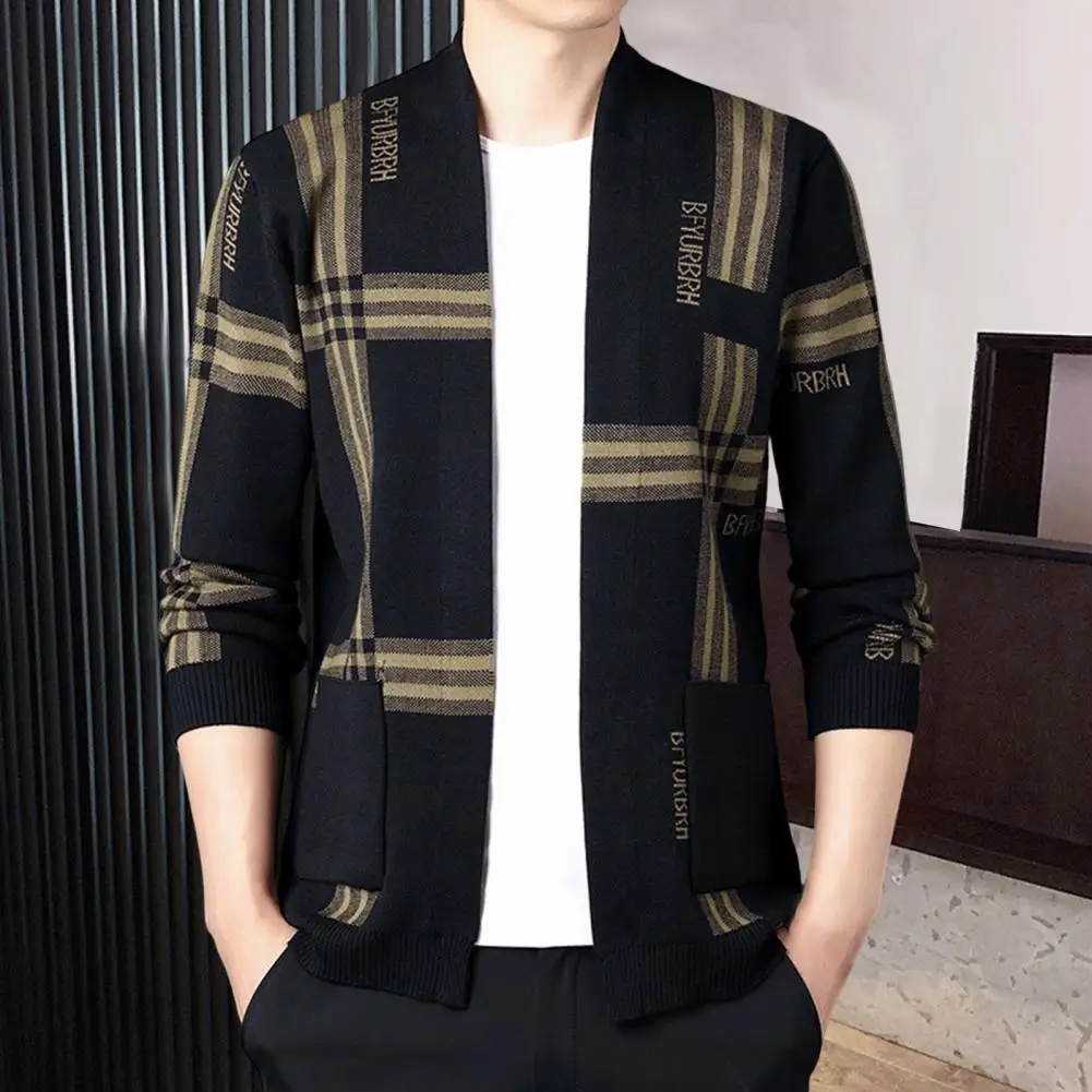 Popular Cardigan Sweater Comfy Relaxed Fit Knitting Jacket V Neck Outwear Men Sweater Coat for Office
Popular Cardigan Sweater Comfy Relaxed Fit Knitting Jacket V Neck Outwear Men Sweater Coat for Office
