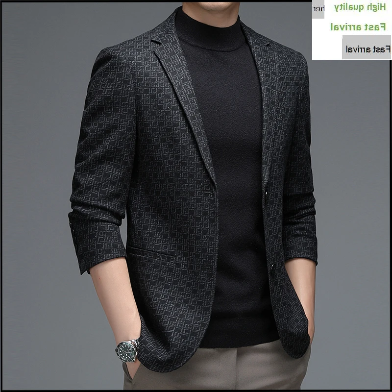 End 2023 Brand High New Gentleman Luxury Casual Fashion Jacquard Elegant Blazer Men's Clothes Business Clothing Trendy Coat
End 2023 Brand High New Gentleman Luxury Casual Fashion Jacquard Elegant Blazer Men's Clothes Business Clothing Trendy Coat