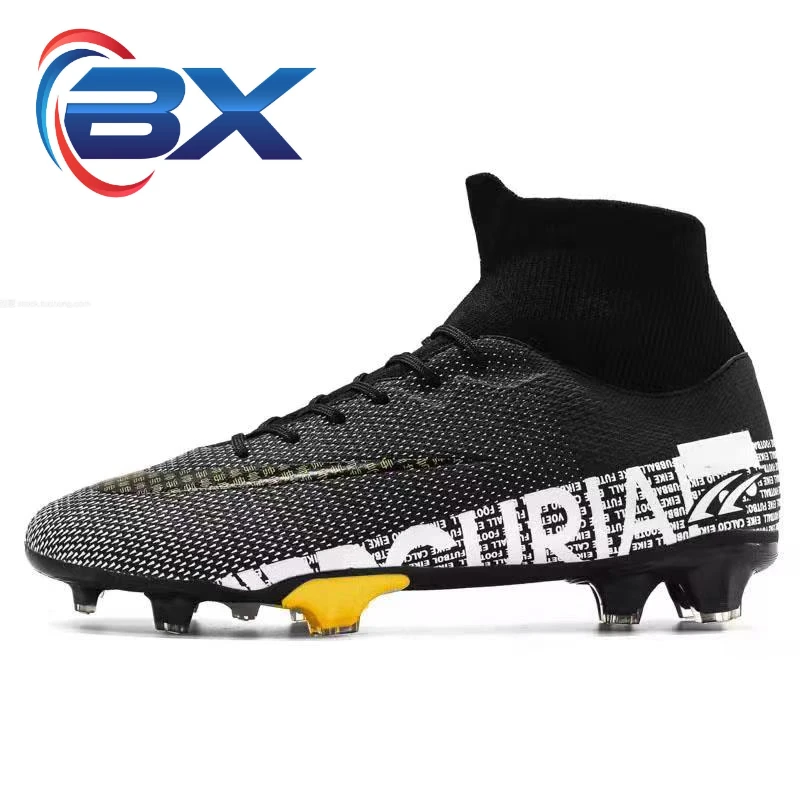 Men Soccer Shoes TF/FG High Ankle Football Boots Male Teenagers Adult Cleats Grass Training Match Sneakers 35-45
Men Soccer Shoes TF/FG High Ankle Football Boots Male Teenagers Adult Cleats Grass Training Match Sneakers 35-45