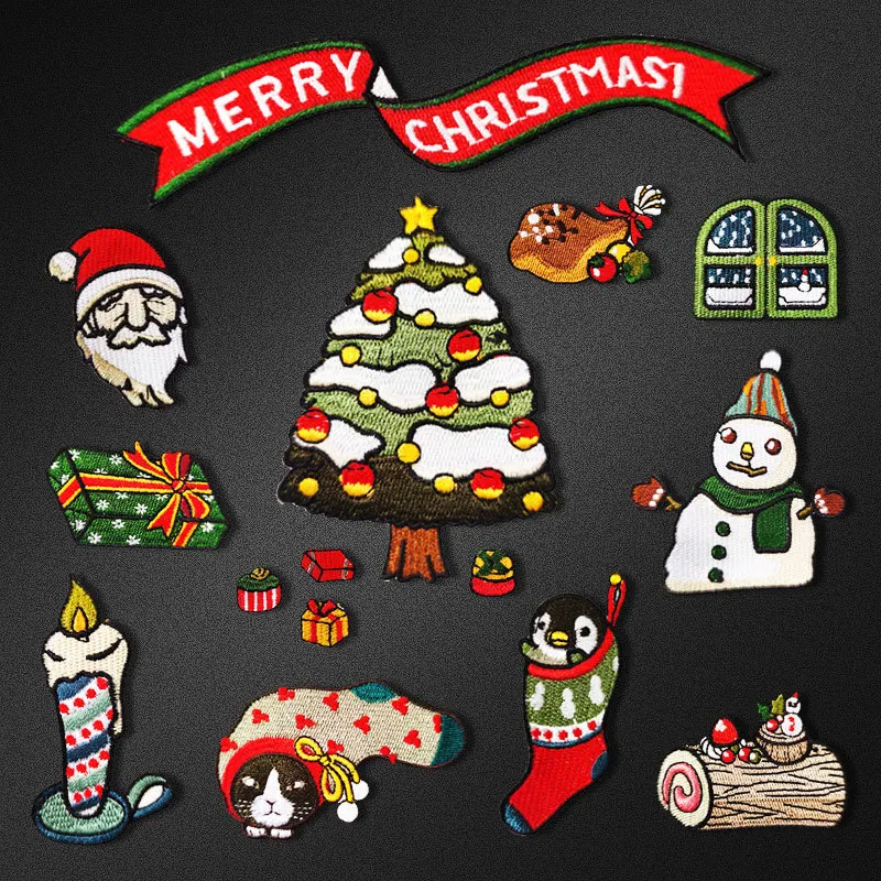 15pcs/Christmas Patches For Clothing DIY Heat Transfer Stickers Washable Iron-on lot New Year Patches T-shirt Jeans Stickers 
15pcs/Christmas Patches For Clothing DIY Heat Transfer Stickers Washable Iron-on lot New Year Patches T-shirt Jeans Stickers