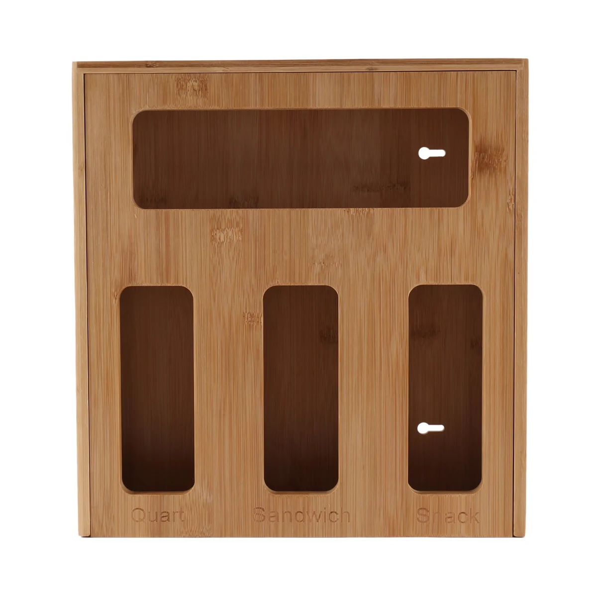 

Органайзер для хранения сумок для кухонного ящика, бамбуковый Органайзер (1 коробка, 4 слота)