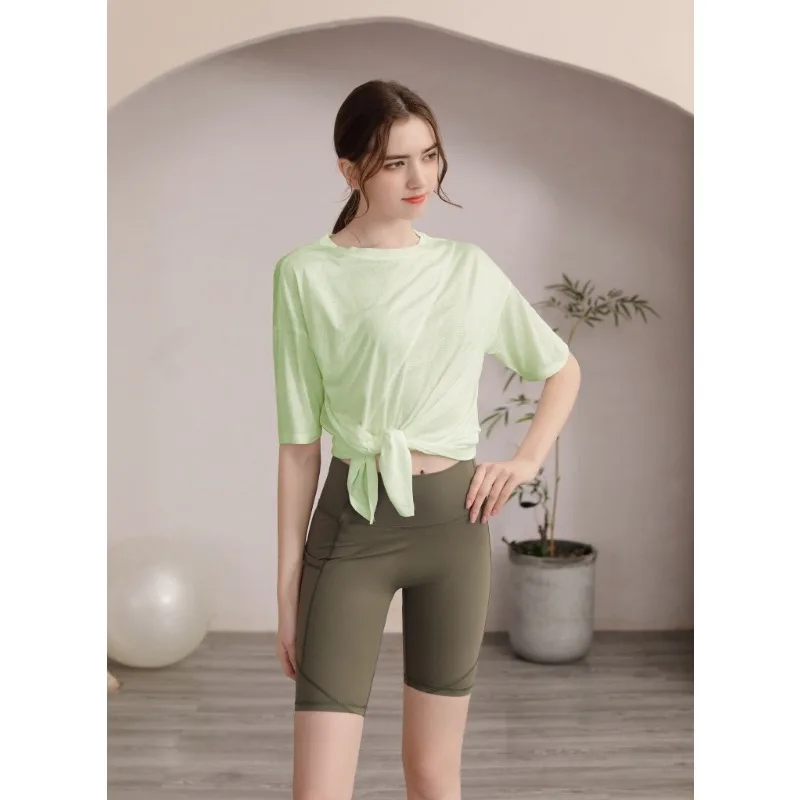 New Tiansi Snowflake Sports Top Women's Loose and Slim Short Sleeve T-shirt Running Fitness Cover Up Sexy Yoga Dress Summer
New Tiansi Snowflake Sports Top Women's Loose and Slim Short Sleeve T-shirt Running Fitness Cover Up Sexy Yoga Dress Summer